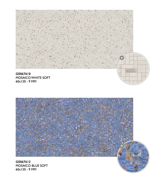 Płytki Versace MAXIMVS Mosaico Blue Soft 60x120