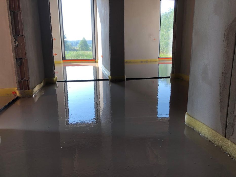 Posadzki, wylewk anhydrytowe na ogrzewanie podtogowe, pianobeton