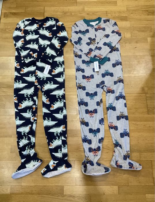 Carters, пижама флис, флисовый человечек, слип 14 лет