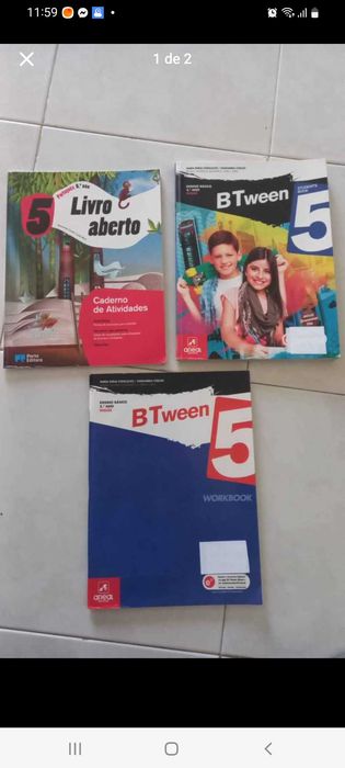 Livros escolares 6° ano