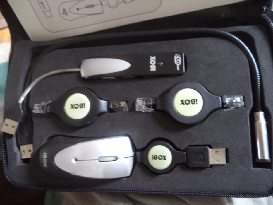 IBOX Mini zestaw kabli+myszka