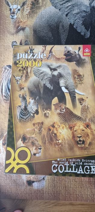 Puzzle 2000 trefl świąt dzikich zwierząt