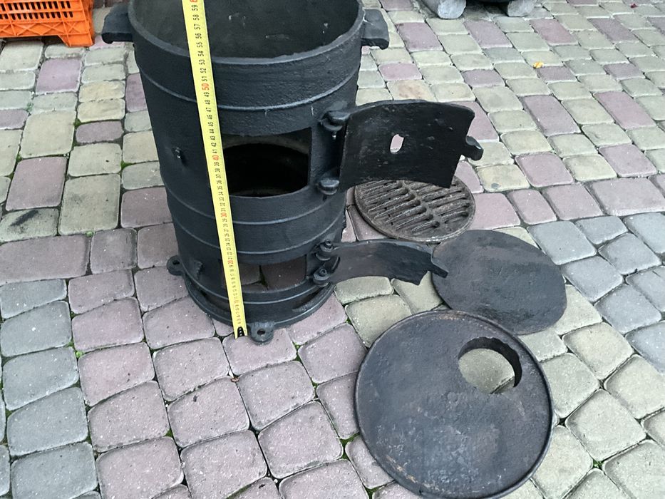 Чугунна буржуйка армійська 57