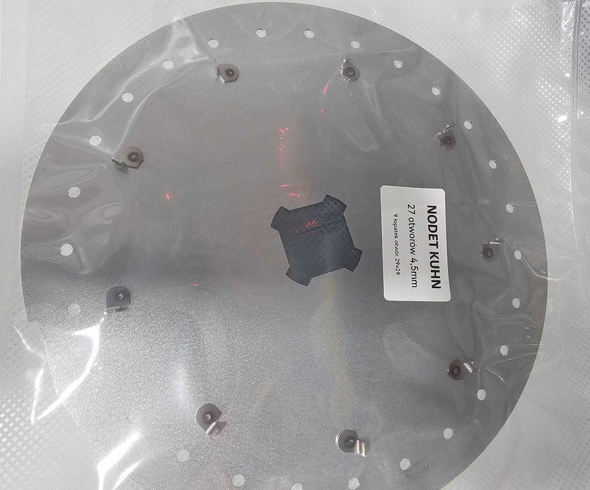 Tarcza wysiewająca Nodet Kuhn 27x4,5 Gougis Pneumasen