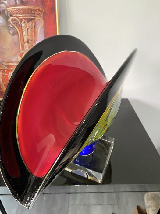 Vaso ou centro de mesa em Vidro de Murano