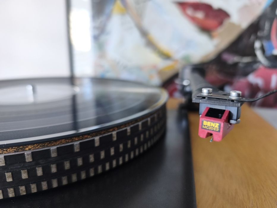 Gira-discos Garrard 401 Braço Tabriz Roksan com célula BENZ MC20E2
