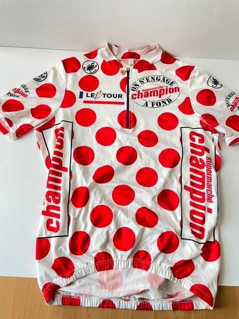 Koszulka kolarska najlepszego górala retro 1993 Tour de France Castelli rozmiar XL