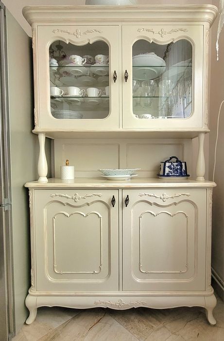 Zestaw mebli kuchennych w stylu francuskim zlew gratis