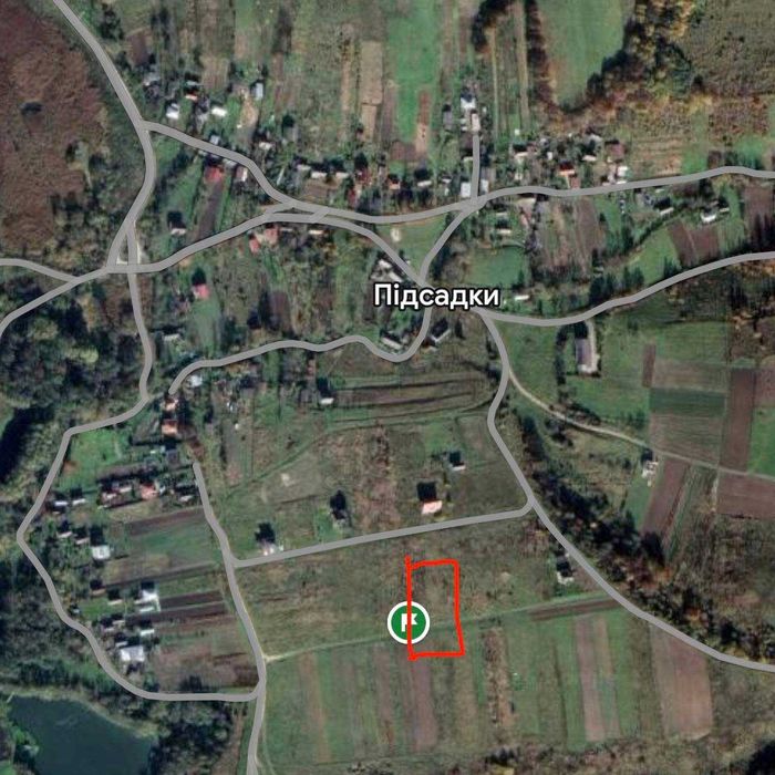 Земельна ділянка в с. Підсадки під будівництво