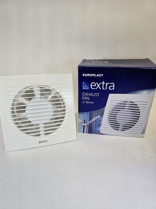 Wentylator łazienkowy 125 mm Cichy - Biały front