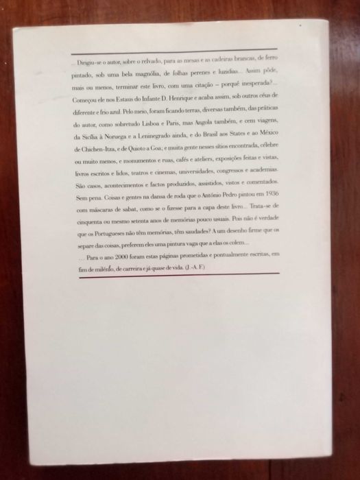 José-Augusto França - Memórias para o ano 2000