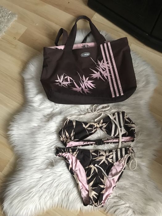 Strój kąpielowy  w zestawie z torbą Adidas  r. M plus torba.