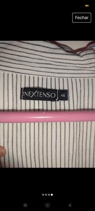 Vestido camiseiro novo - tamanho 46