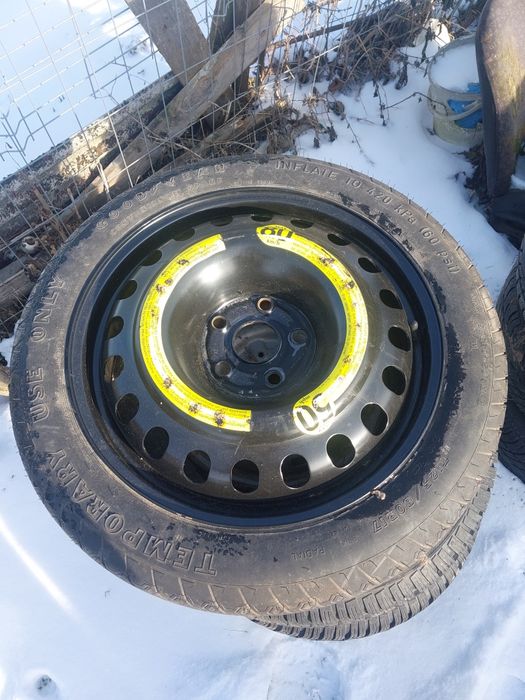 Koło dojazdowe wąskie zapas  r17 5x112 golf 5 touran Octavia Passat