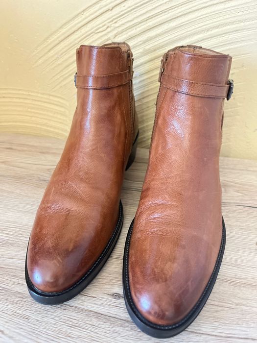 LLOYD Ankle Boots całe ze skóry damskie botki 39/40