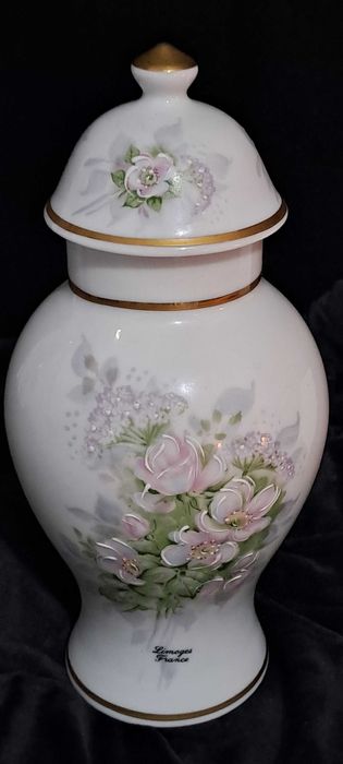 Pote Limoge, floral, lindo!