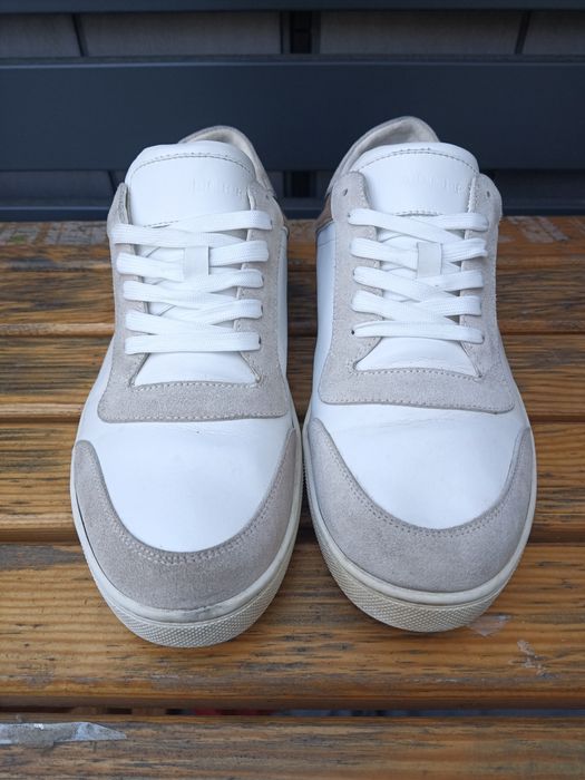 Burberry Leather, Suede and House Check Sneakers men's