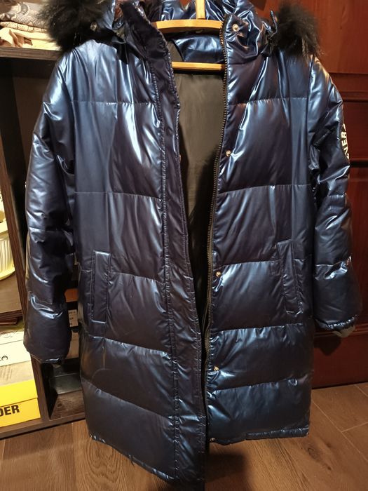 Пуховик дитячий з капелюхом