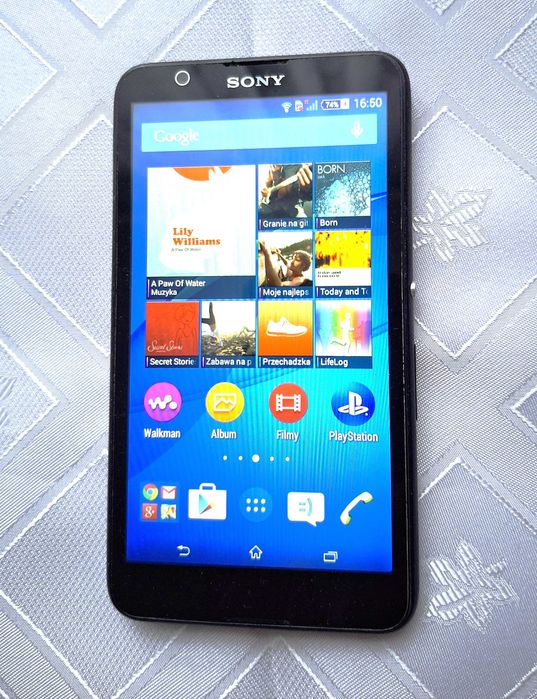 Smartfon SONY Xperia E4 Czarny