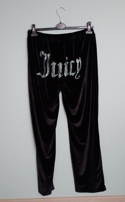 Dresowe spodnie ala welur Juicy rozm.XL