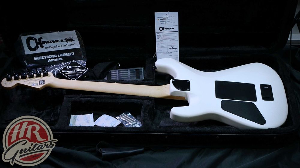 Charvel Jim Root Pro-Mod San Dimas Style 1 HH FR Satin White, gitara elektryczna