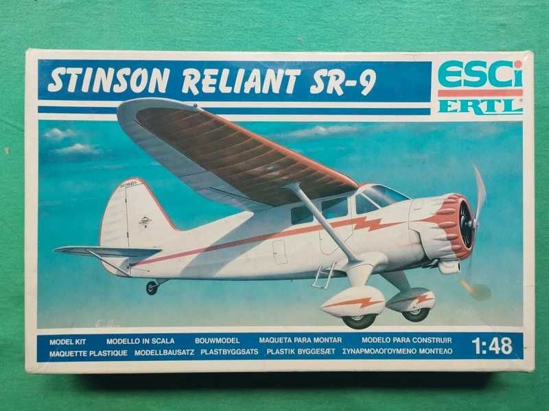 1/48 ESCI ERTL AMT 4104 Stinson SR-9 C Reliant NC18425 kit modelismo