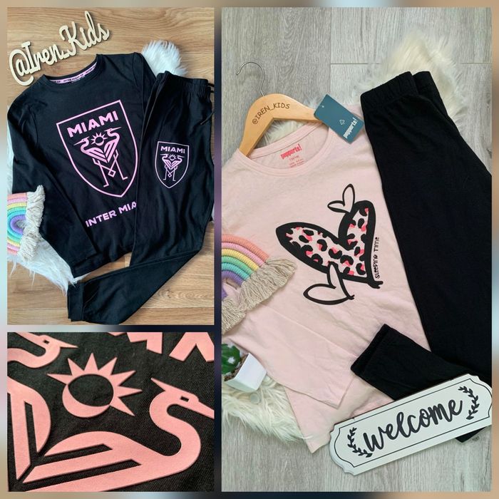 Піжама бавовна/фланель для дівчинки від 2 до 12 р, (98/146 ріст) НОВА