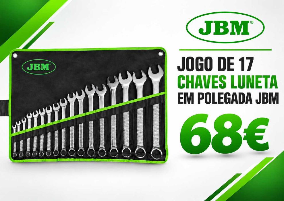 Jogo de 17 Chaves Luneta em Polegadas JBM LL29