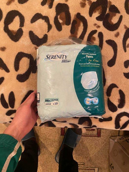 Впитывающие трусы-подгузники Serenity Pants Super (Large, 10 шт) Италия