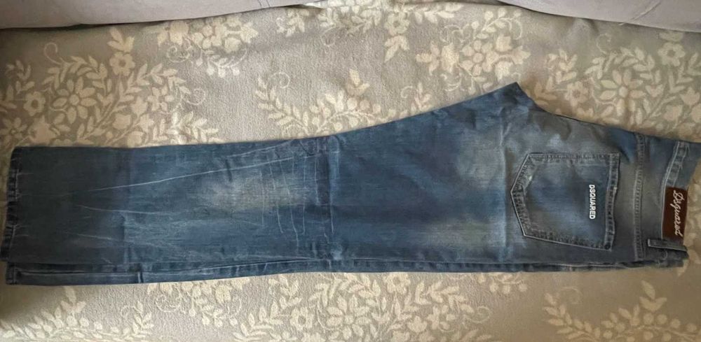 Оригінальні чоловічі джинси Dsquared2 Slim Jean (Нові, Італія, р. 46)