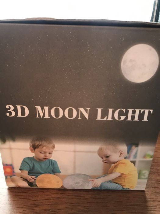 3D moon light, світильник