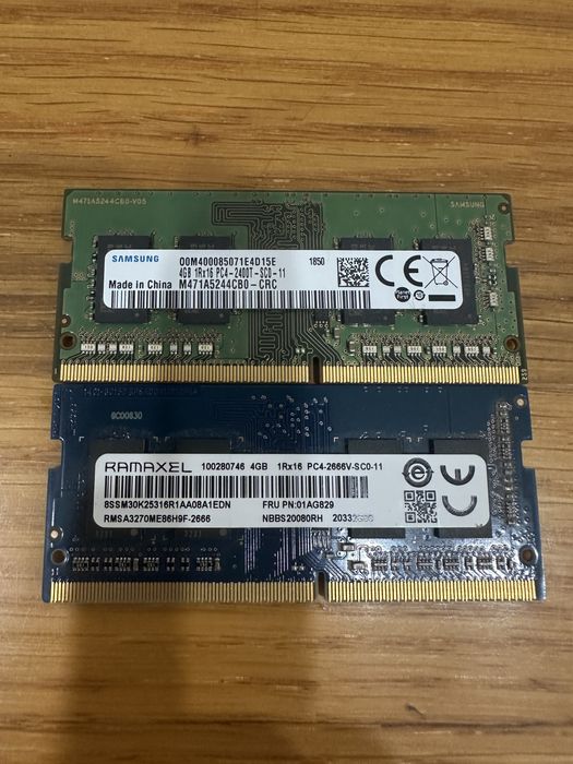 Пам'ять для ноутбука ddr4 so-dimm