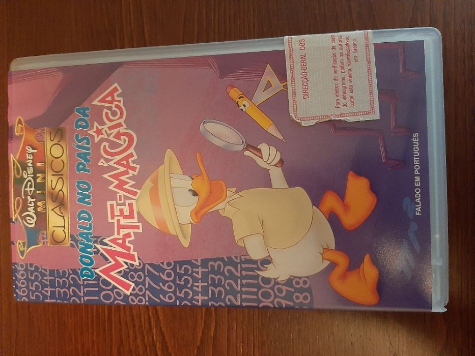 video vhs infantis vintage