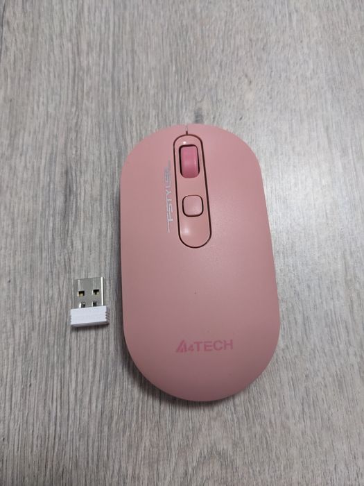 Мишка A4Tech бездротова рожева комп'ютерна