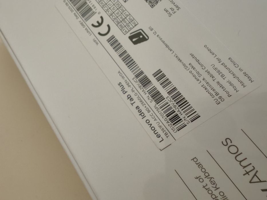 Tablet Lenovo Tab Plus 12,1" 8 Gb 256 GB z rysikiem