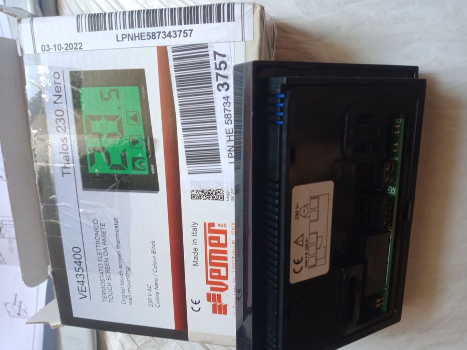 Termostat cyfrowy sensorny 230V VEMER THALOS VE435400
