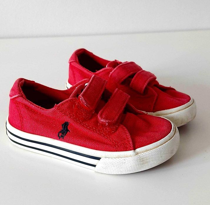 Buciki Polo Ralph Lauren z materiału rozm. 22