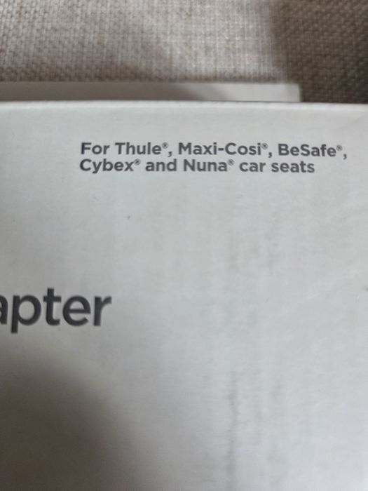 Adaptery do wózka Thule Gilde 3 do fotelika samochodowego Maxi Cosi, BeSafe, Cybex