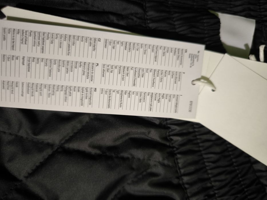 Ocieplane, pikowane spodnie treningowe Adidas