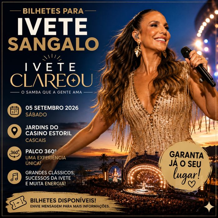 Bilhete concerto Ivete Sangalo