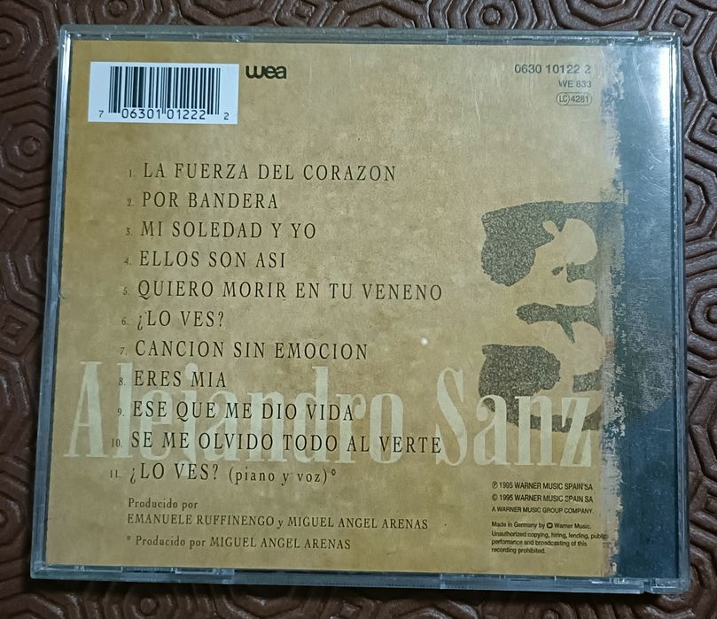 CD - Alejandro Sanz431024675509381121