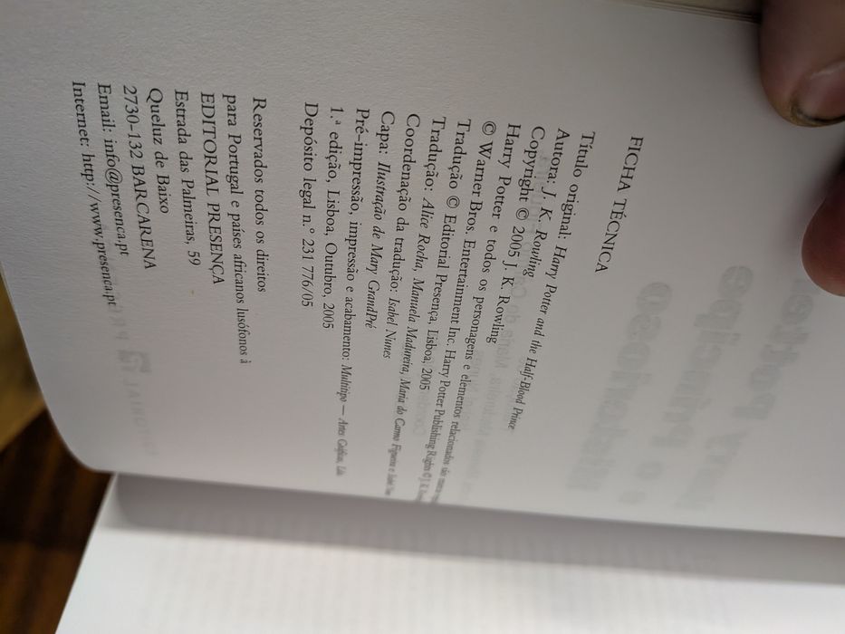 Coleção Harry Potter 1 edições