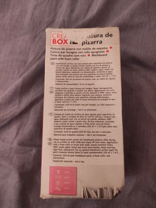 Tinta de Ardósia Rosa/Azul