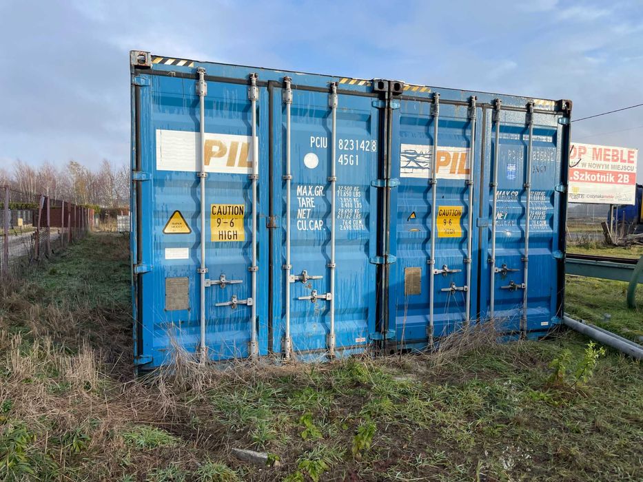 Kontener morski 40HC 4 kontenery Hala kontenerowa 96m2 magazyn 5mx24m