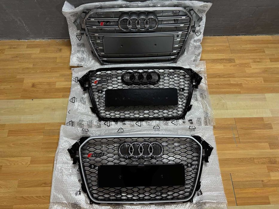 решетка S line A4 rs4 AUDI решотка радиатора новая ауді В8.5 решітка