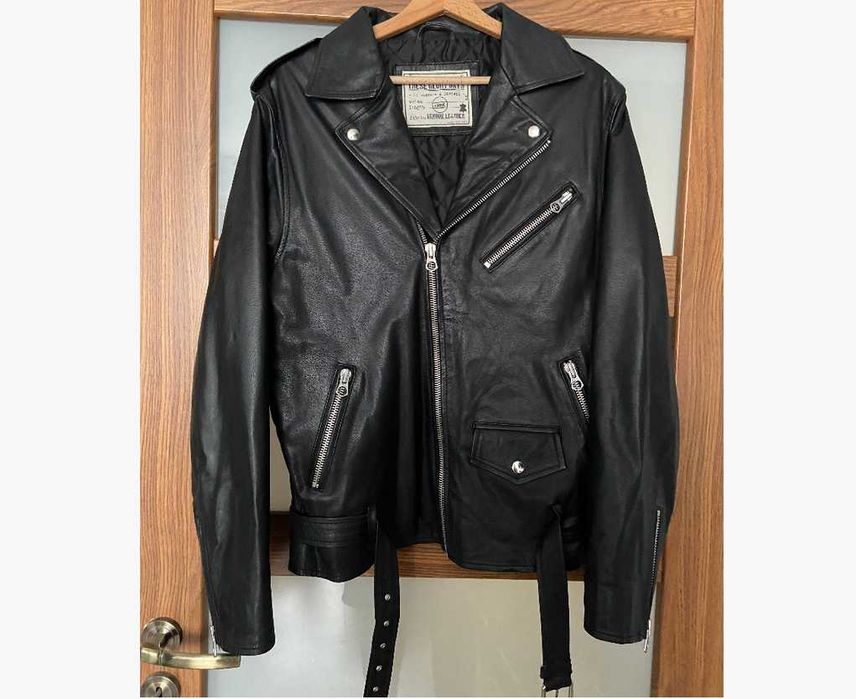 RAMONESKA These Glory Days skórzana vintage S M L skóra natural czarna