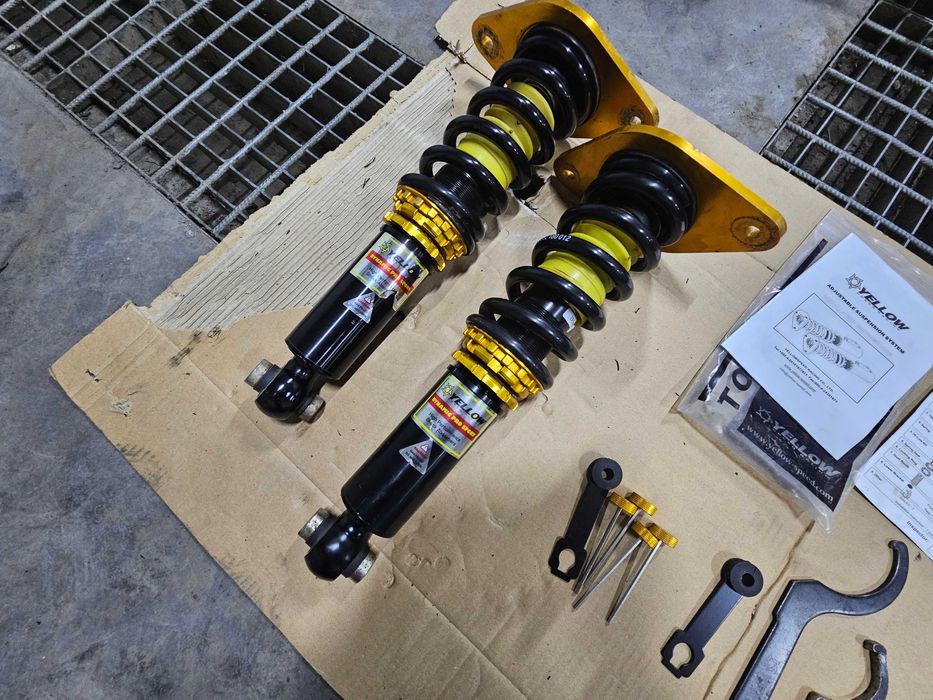 Gwint Yellow Speed Dynamic Pro Sport Audi A6 C5 Quattro S6 RS6