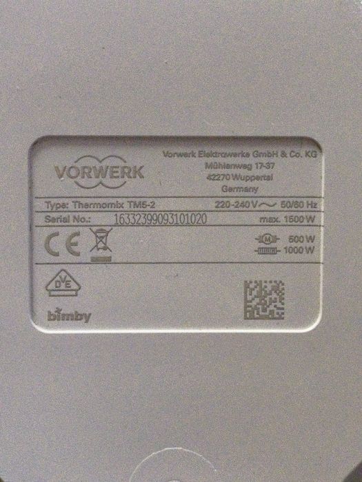 Bimby Vorwerk TM5 + Acessórios + Chave Cook-Key / Receitas