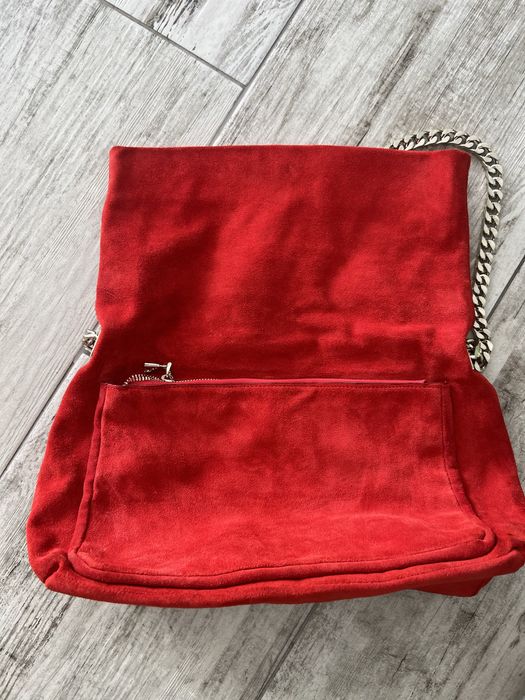 Zara сумка , натуральна замша