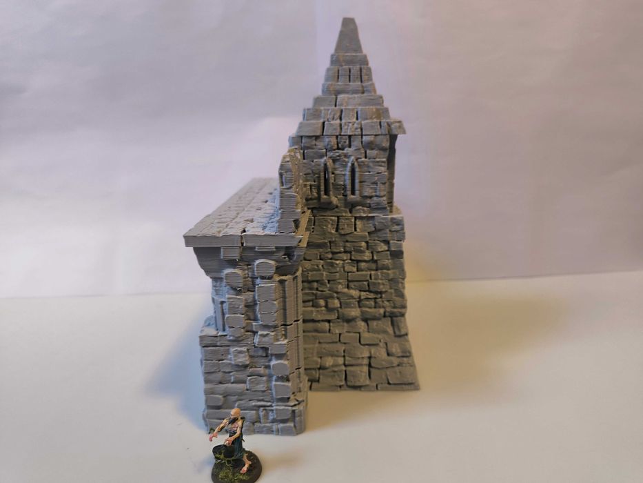 Zrujnowany mur 4(Lost City) RPG Diorama Makieta D&D